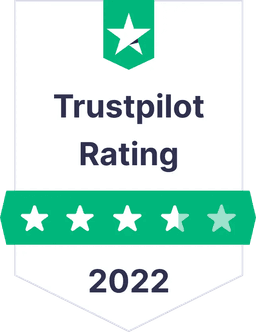 Trustpilot rating 5/5 2022 for Inbox Pirates
